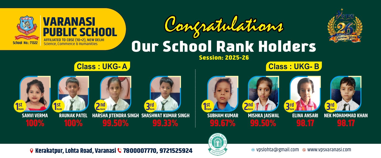 Session:2025-26 Rankers Result Banner 3